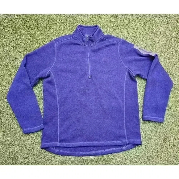 Eddie Bauer Other - Eddie Bauer Mens XL Long Sleeve Half Zip Pullover Blue Fleece Sweater Shirt